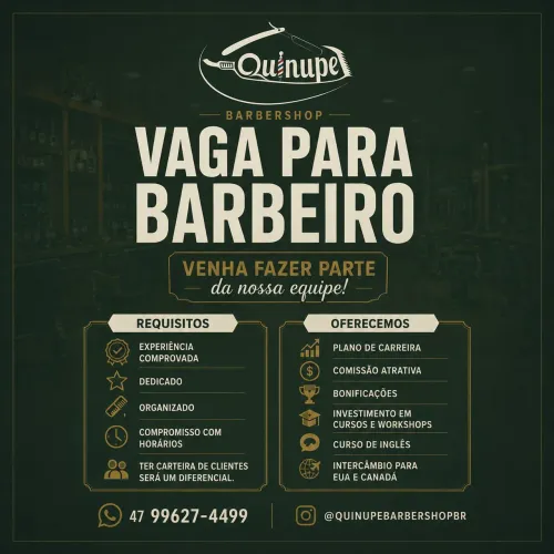 Vaga para Barbeiro