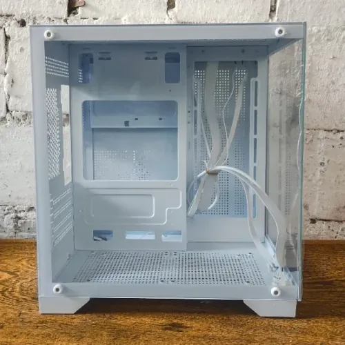 NOVO | Gabinete Gamer Aquário Branco Hayom NOVO (Sem Fans)