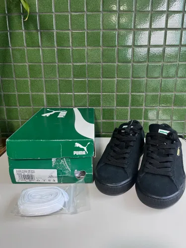 Puma suede 38 preto NOVO