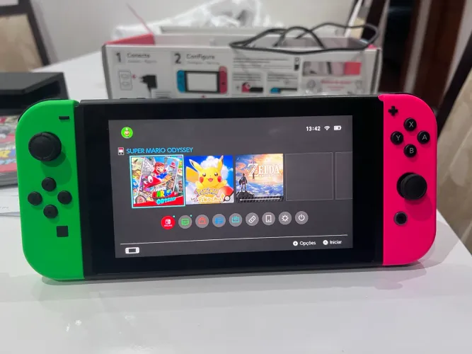 NINTENDO SWITCH SEMI NOVO