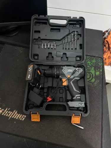 Parafusadeira e Furadeira WAP BPF 12K2 12V + Maleta e Acessórios