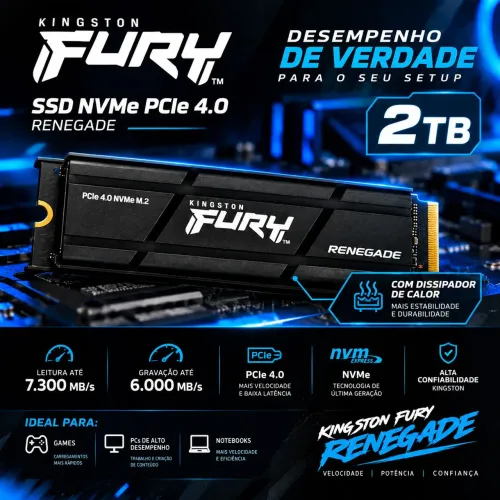 SSD NVME 2TB PRA HOJE... CUIDA 