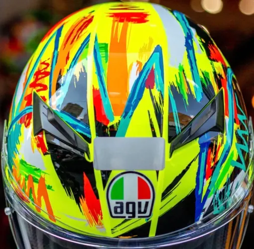 Capacete AGV K3 SV Rossi Winter - semi novo