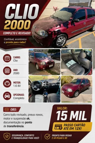 Renault Clio RT 1.6 5P 2000