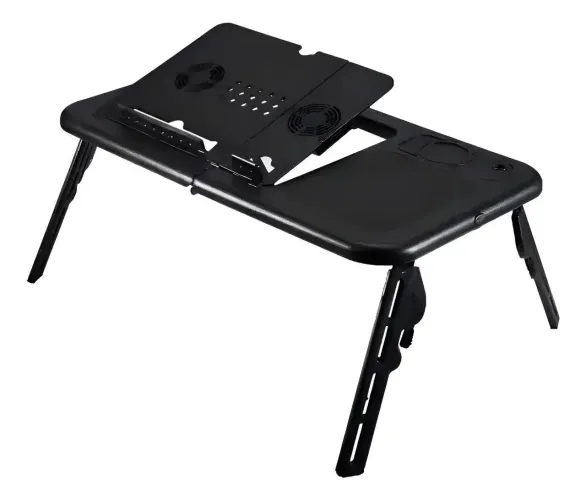 Mesa Portatil Para Notebook E Netbook Com Cooler Retratil