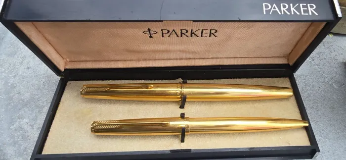 Parker 45 Insignia Vintage - Banhada a Ouro - Sem Uso