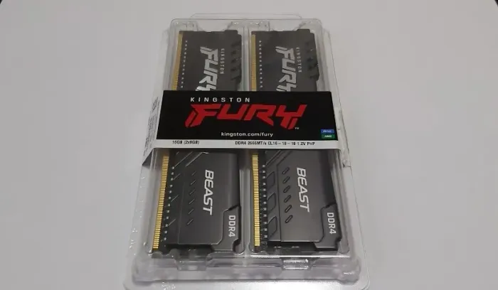 Kingston Fury BEAST 16GB (2x8GB) DDR4 2666MHz CL16 KF426C16BBK216