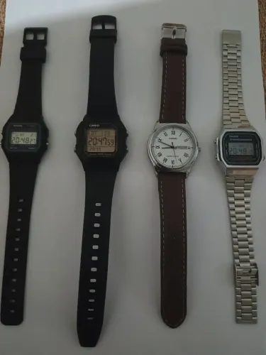 Lote de relógios Casio usados ótimo estado