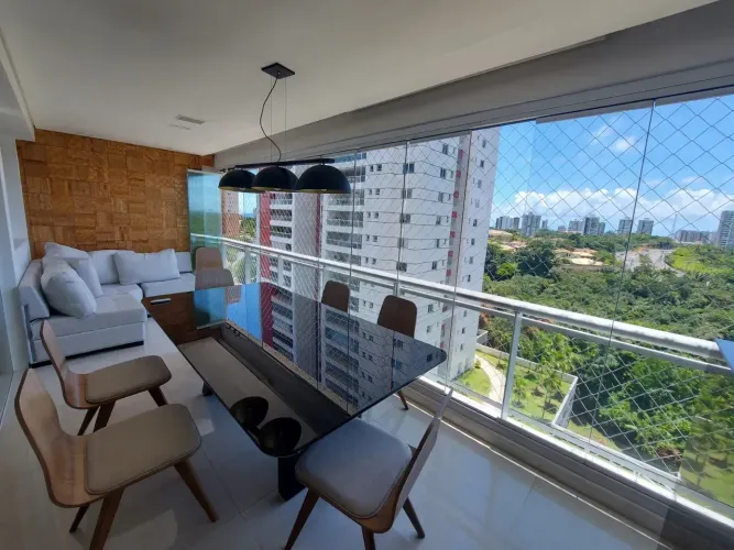 Apartamento 4/4 Mobiliado no Ludco Greenville | 3 Suítes | 135 m² | 02 Vagas de Garagem