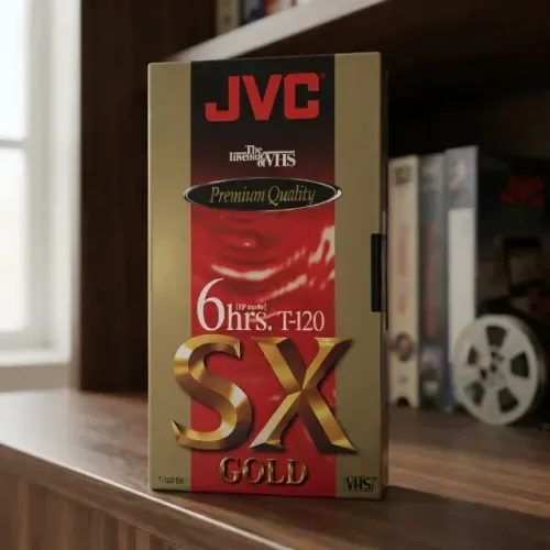 Fita Vhs Jvc Sx 120 Até 6horas De Gravação Lacrada