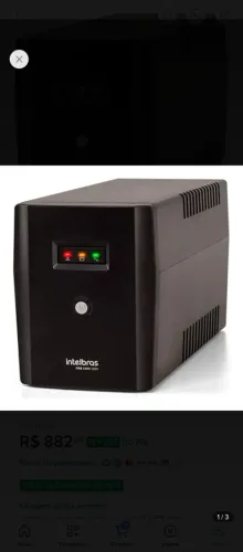Nobreak Interativo Monovolt Intelbras Xnb 1800va 120v