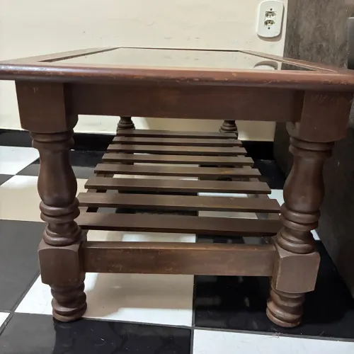 Mesinha de centro madeira maciça