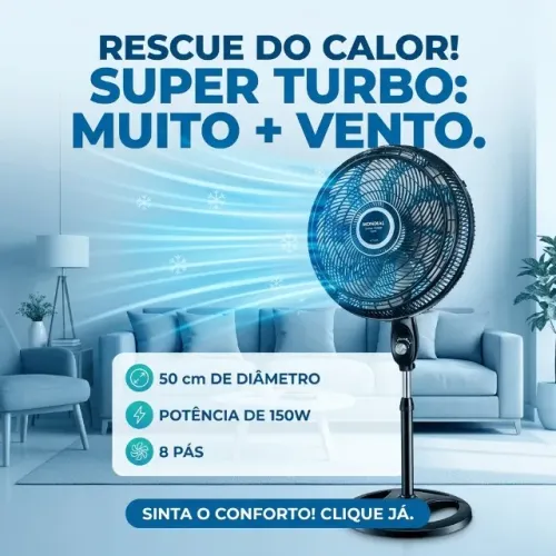Ventilador Mondial Super Turbo Coluna