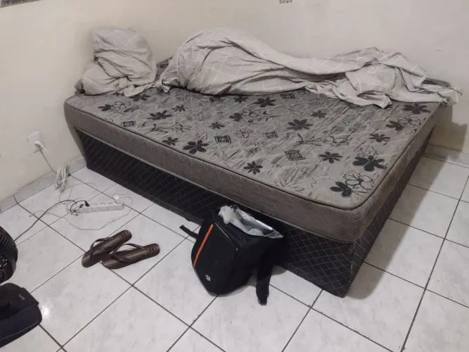 Cama com colchão