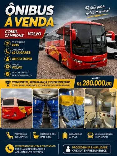 Ônibus a venda 