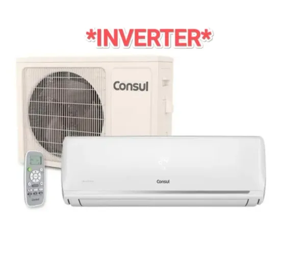 Ar Split Cônsul INVERTER 12000 BTUs + NOVO + Nota +  Garantia + Cartão 12x*!! 