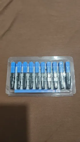 Kit 10 Conectores sc/upc fibra ótica