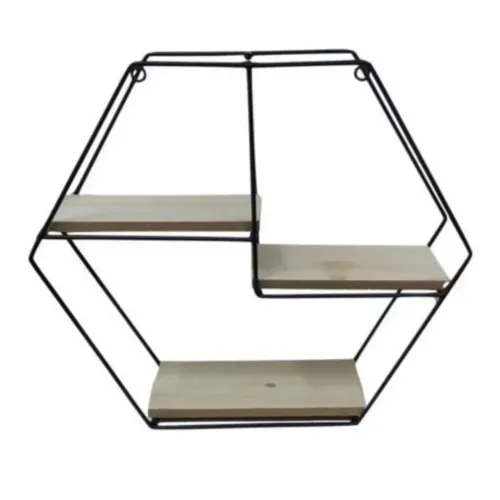 Nicho prateleira hexagonal