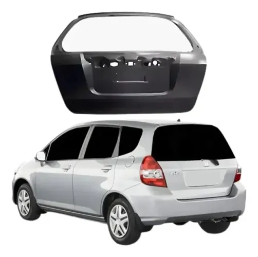 tampa traseira honda fit 2003 ate 2008 nova importada s furo da chave