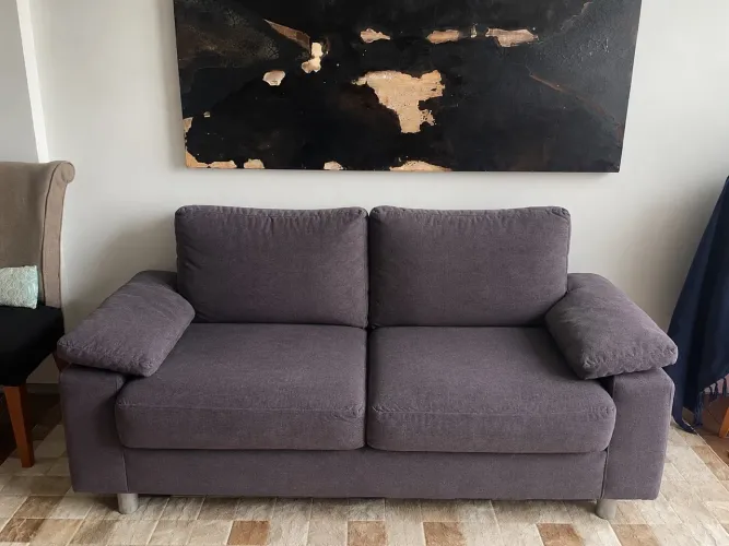 Sofá Dois Lugares (bom preço - ganha uma manta grátis)