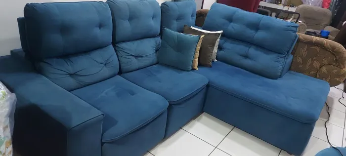CANTO RETRÁTIL E RECLINÁVEL SEMI NOVO