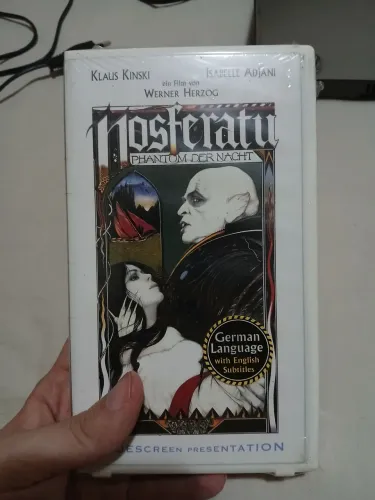 Vhs lacrado importado nosferatu terror