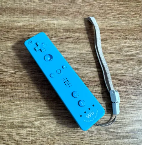 Controle Wii remote plus azul celeste
