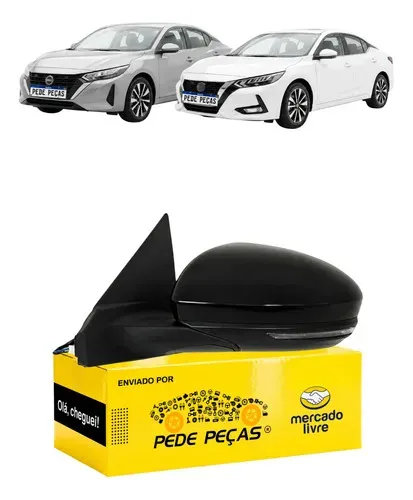 Retrovisor Sentra 2023 A 2026 Elétrico C/pisca S/câmera Le