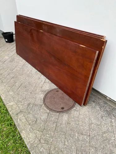 Portas de madeira internas: 01 porta 70x210 cm e 03 portas 80x 210 cm