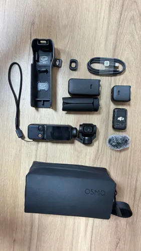 DJI Osmo Pocket 3 Creator Combo | 1 semana de uso | Impecável