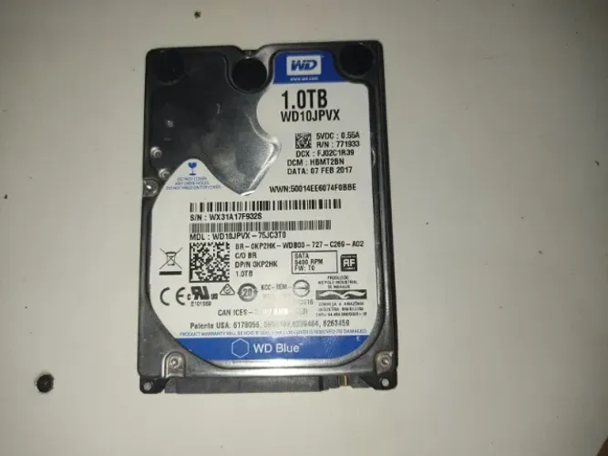 HD WD Blue 1TB (1000GB) SATA 2.5"