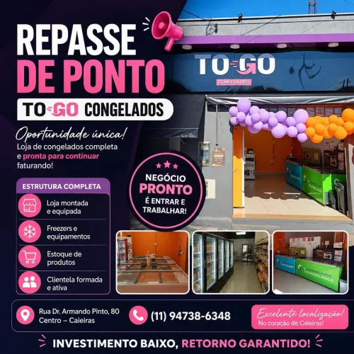 Repasse Loja de Congelados- Caieiras