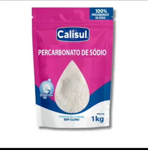 Percarbonato 100% Puro Tira Manchas Roupas Brancas e Coloridas