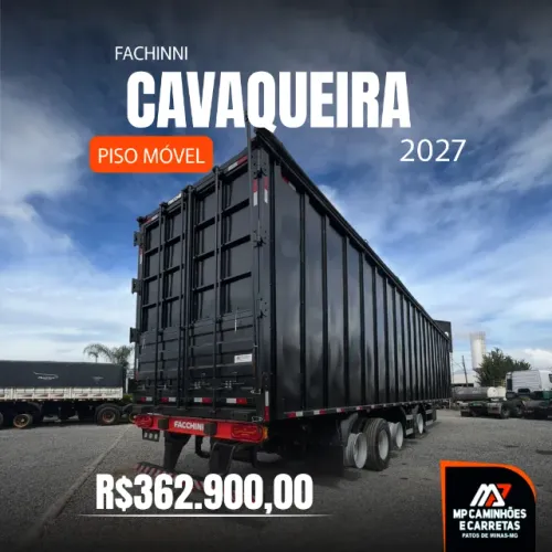 Carreta Cavaqueira Facchini 4 Eixo Piso Móvel Pronta Entrega