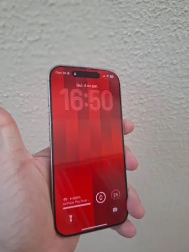 iPhone 16 Pro 256, Titanium Natural, 92% de bat.