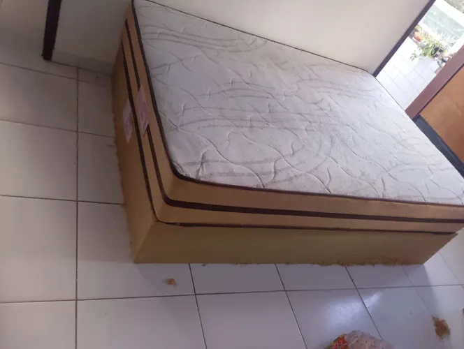 Cama box casal Plumatex