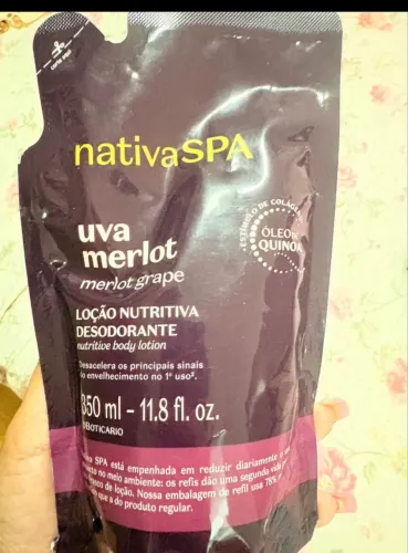 Refil Natura Spa Uva Merlot