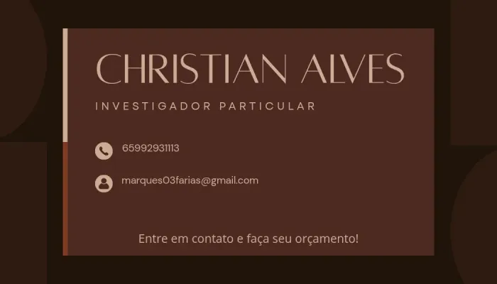 Investigador particular!