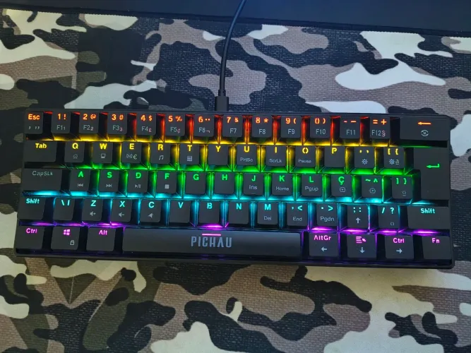 Teclado mecânico Pichau 60%