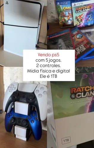 Ps5 slim disco rígido