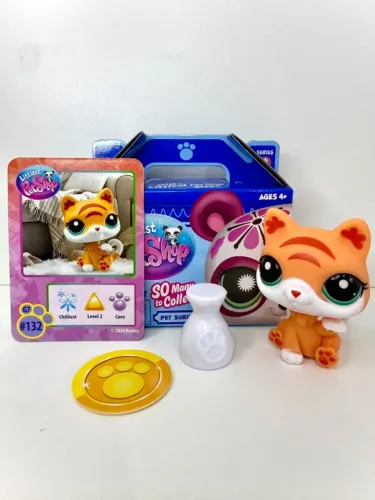 Littlest Pet Shop Gato #132 G7 Série 3 Pet Surprise LPS Original