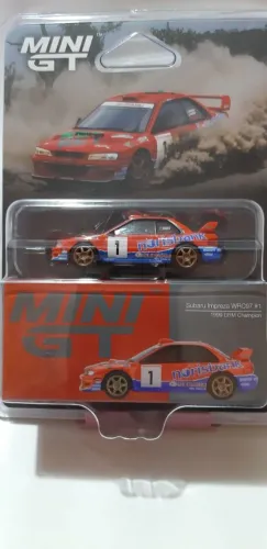MINI GT - Subaru Impreza WRC97 #1 - 1999 DRM Champion (1140)