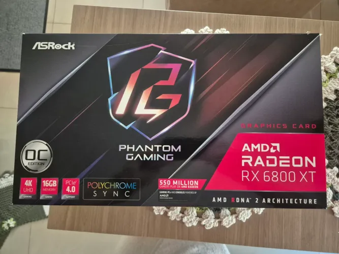 Placa de video RX 6800 XT 16GB Phantom Gaming