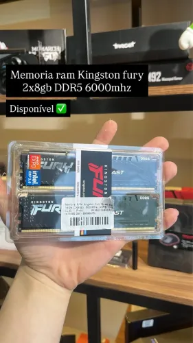Memória Ram DDR5 2x8gb Kingston Fury