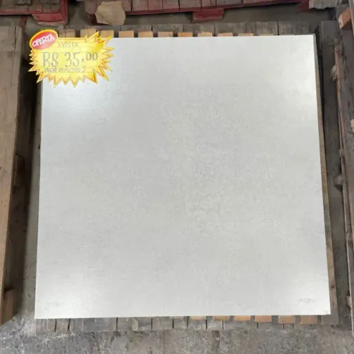 Piso Semi Gres Cinza 71x71cm - R$35 O M² !