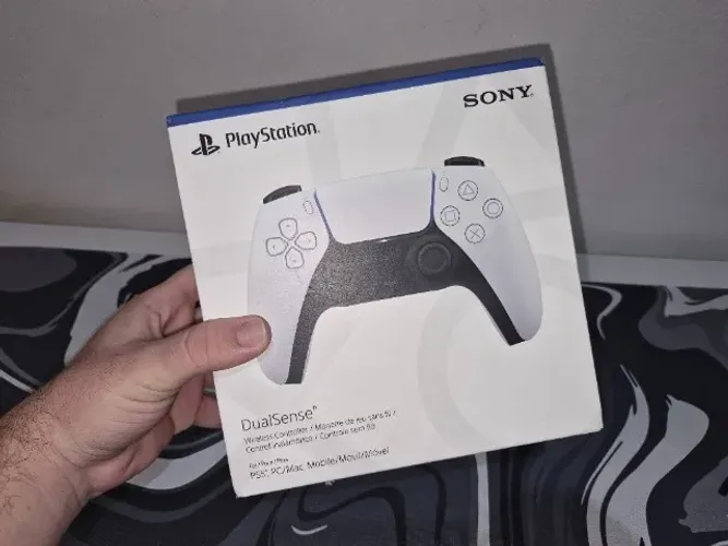 Controle PlayStation DualSense PS5 Branco Lacrado