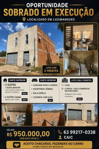 Vendo sobrado Luzimamgues 