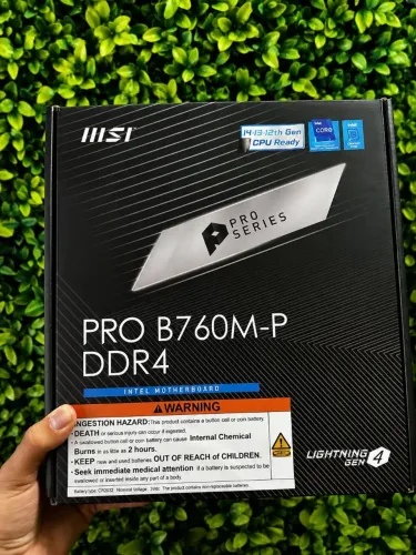 Placa-Mãe MSI PRO B760M-P DDR4.