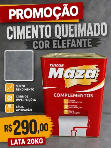 Cimento Queimado Maza 20kg