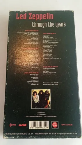 Box Led Zeppelin Com 5 Cd´s + Livreto - Importado